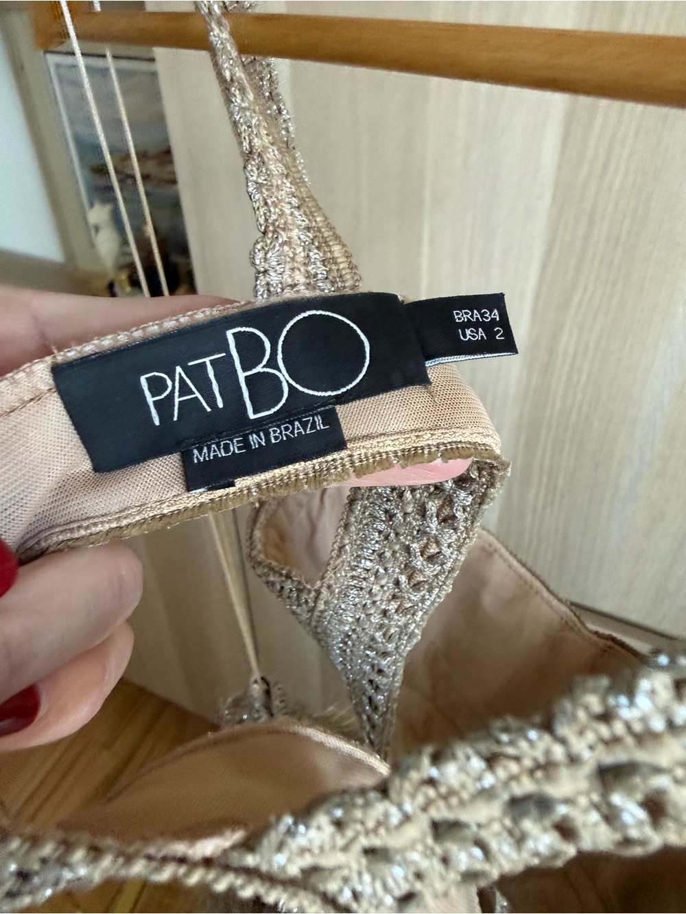 PatBO Taupe summer dress - Picture 4 of 8